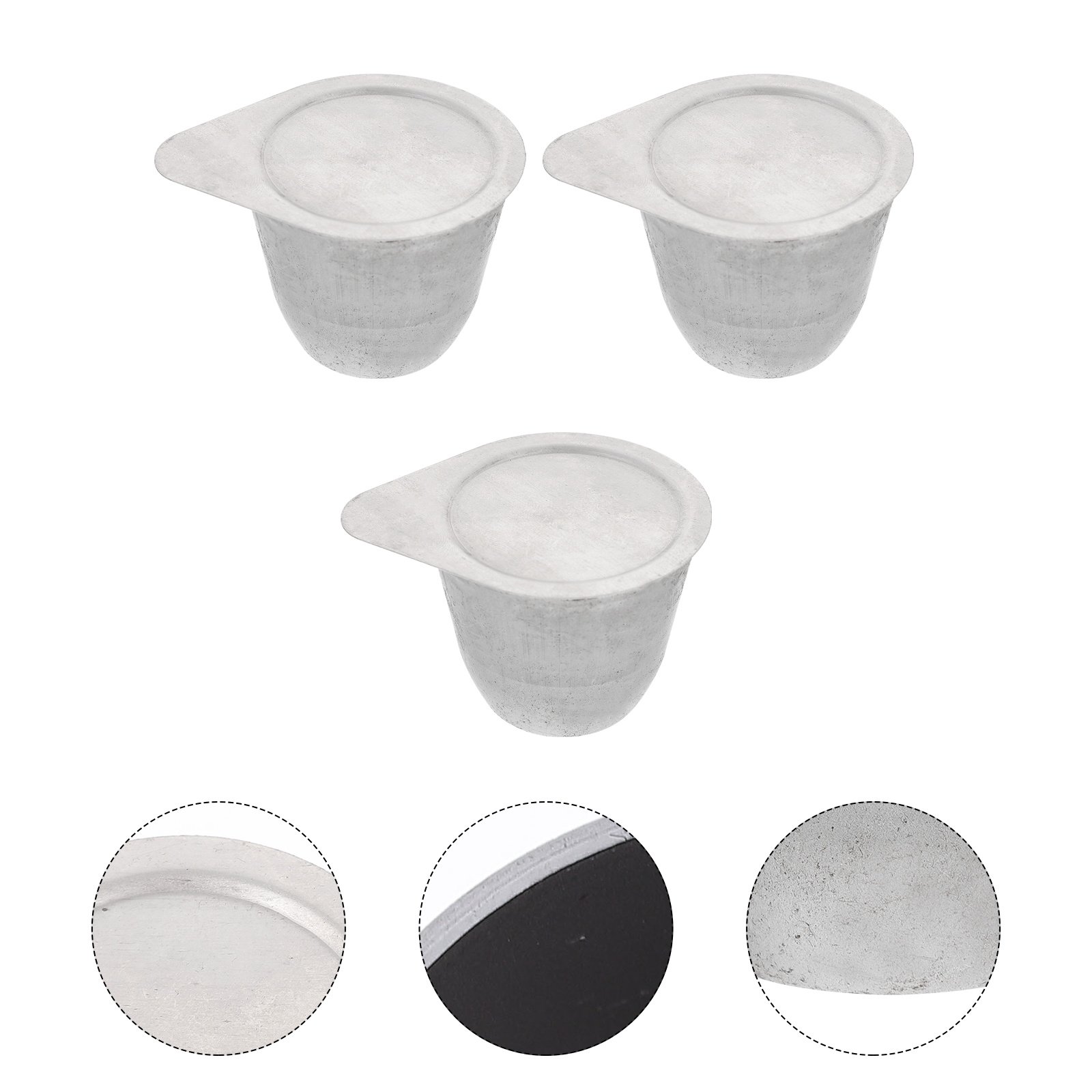 5Pcs Nickel Crucible with Lid  - огляд і ціна Industrial Tools