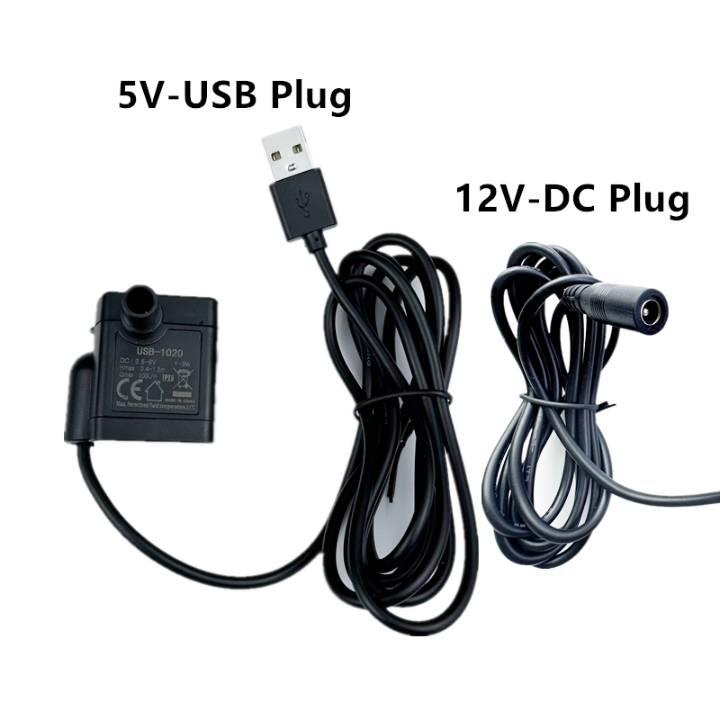 1PCS Water pump 5V USB Plug 3W - огляд і ціна Mini Peristaltic Pump 12V