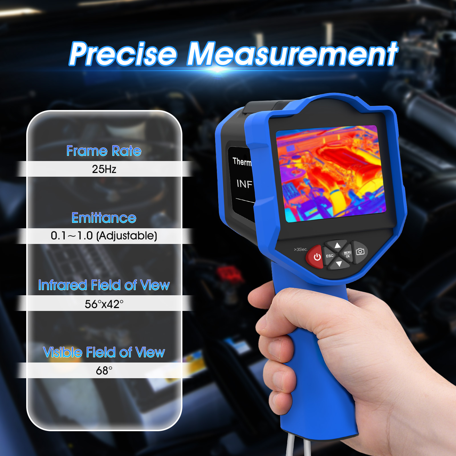 HoldPeak Thermal Imaging Camer - огляд і ціна Thermal Imaging Camera Pcb Repair